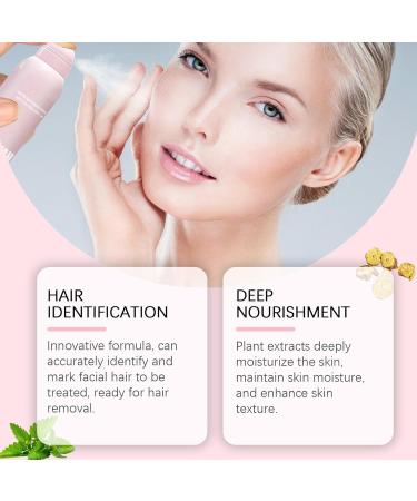Hair Identifier Spray for Face Dermaplaning | Gentle Hair Identifier Spray for Face Shaving | Women Facial Skin Hair Removal Tools for All Skin and Hair Types 1 Set - Buy Online on GoSupps.com