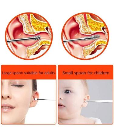 Stainless Steel Ear Cleaning Kit - Thorough Earwax Removal (6 Pcs) - Buy Online on GoSupps.com