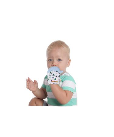 Sweetie Baby Mitten Glove Teether Toys for Baby's Silicone BPA-Free Teether for Natural Baby Blue - Buy Online on GoSupps.com