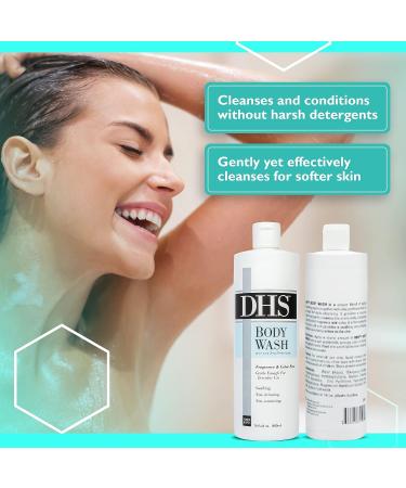 Person & Covey DHS Hydrating Body Wash - Gentle & Safe for Kids - Hypoallergenic Formula with Zinc Pyrithione - 16 oz - Buy Online on GoSupps.com