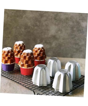 OUNONA 4pcs Cake Mold Bread Loaf Pans for Baking Octagonal Bread Mold Cake Container Cake Mould Cupcake Pan Cake Making Tool Cake Decorating Tools Cheese Making Tools Gold Aluminum Alloy 7.60X7.60X6.20CM - Buy Online on GoSupps.com