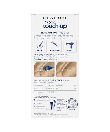 Clairol Root Touch-Up by Nice'n Easy Permanent Hair Dye Blonde Hair Color - 9 Light - 1 Fl OZ - Buy Online on GoSupps.com