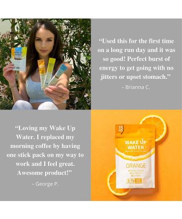 Energy + Hydration Mix with Natural Caffeine & Electrolytes - B Vitamins, No Sugar, No Crash | Orange Flavor - Buy Online on GoSupps.com