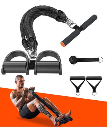 Pedal Resistance Band Exercise Bands with Handles Elastic Sit up Pull Rope for Waist Arm Leg Training Multi Function Rope Equipment for Home Fitness