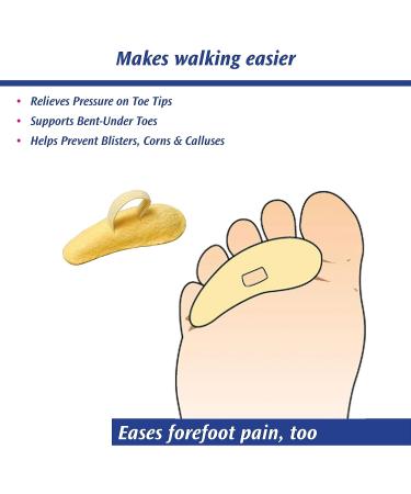 PediFix Hammer Toe Cushion - Large Right, 2 Count Yellow - Pack of 1 - Buy Online on GoSupps.com