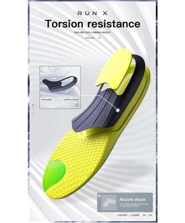 Buy Orthopedic Insoles for Men & Women - Arch Support Shock Absorption Comfort (Yellow Sizes 11.5-12.5 Men / 12.5-13.5 Women) - Ideal for Sports & Arch Pain Relief - Buy Online on GoSupps.com