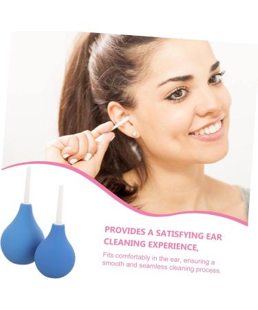 COLLBATH 2Pcs Ear Washing Squeeze Bulb Durable Ear Irrigation Bulbs for Gentle Ear Cleaning Suitable for Adults - Buy Online on GoSupps.com