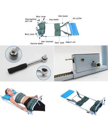 Back Lumbar Traction Device Home Use Cervical Spine Extension Stretcher Device Relieving Neck & Lumbar Spondylosis with Inflatable Pillow Decoration - Buy Online on GoSupps.com