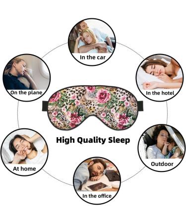 Animal Tiger Leopard Print Eye Mask - Soft Sleep Mask for Women & Men - Travel & Sleeping Comfort - Buy Online on GoSupps.com