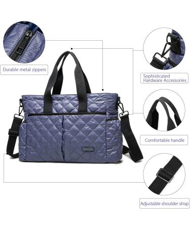 ROYAL FAIR Purple Nappy Changing Bag for Mom and Dad - Portable Maternity Diaper Bag with Pram Clips and Travel Tote Bag - Medium Size 40x28x12.8 CM - Buy Online on GoSupps.com
