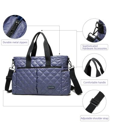 Royalfair Baby Diaper Pocket - Small Travel Messenger Bag with Insulating Bag & Hook (40x28x12.8 cm Violet) | Best International Shipping - Buy Online on GoSupps.com