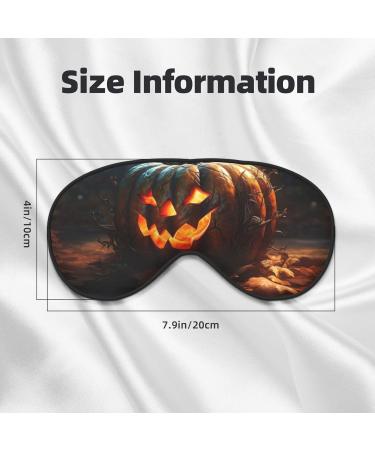 SSIMOO Fall Pumpkin Sleep Mask | Adjustable & Breathable Eye Mask for Comfortable Sleep | Fashionable Sleep Accessory - Buy Online on GoSupps.com