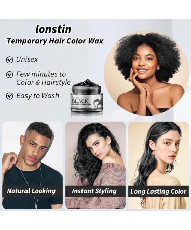 Pink Temporary Hair Dye for Kids & Adults - Lonstin Color Wax 3.4fl.oz | Wash Out Hair Color for Halloween & Christmas - Buy Online on GoSupps.com