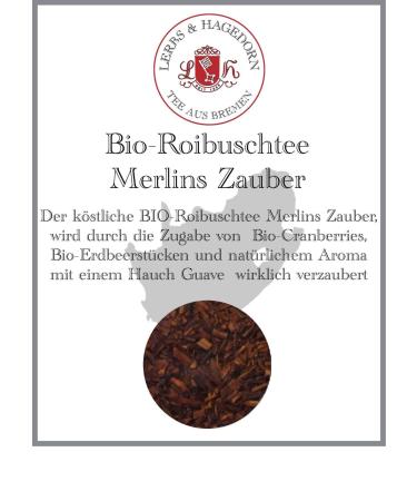 Lerbs & Hagedorn Lerbs & Hagedorn Organic roibusch tea Merlin | A touch of guava 1.5 kg (about 122 liters) of organic cranberries pieces of organic strawberry