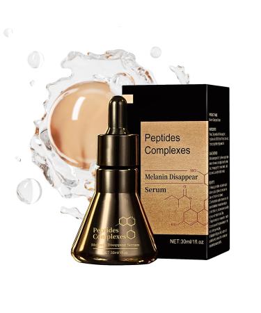 IZBEAUVO Peptide Serum Collagen Peptide Face Serum Dark Spot Remover for Face Anti Aging and Anti Wrinkle Hydrating Serum Skin Brightening Serum Correcting Melanin Repairs Skin Serums 30ml