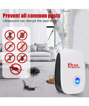 Bestzy Ultrasound Pest Control Repeller - 4-Piece Electronic Insect Defense for Cockroaches Mice & Mosquitoes - Effective International Shipping - Buy Online on GoSupps.com