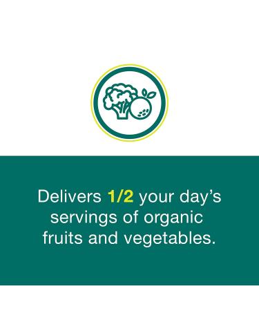 Organic Green Superfood Shot - Daily 2oz Drink with Fruits, Vegetables, Kale - Vegan & Gluten-Free (6 Pack) - Buy Online on GoSupps.com