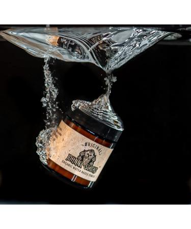 Johnny Slicks Strong Hold Organic Pomade - 4oz Water Based Styling Pomade for Men - Promotes Healthy Hair Growth & Hydrates Dry Skin - Buy Online on GoSupps.com