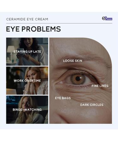 Eye Cream Anti Aging Hyaluronic Acid Eye Cream For Dark Circles And Puffy Eyes Caffeine Eye Cream For Wrinkles & Repair Under Eye Cream For Puffy Eyes Reduce Fine Lines - Buy Online on GoSupps.com