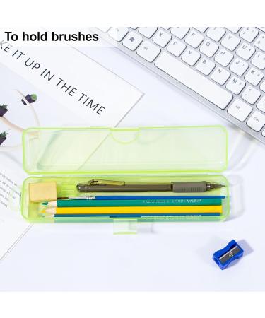 Yeeco Transparent Green Toothbrush Case - 2 Pack Travel Size Holder for Easy Travel | Portable & Lightweight Travel Toothbrush Case - Buy Online on GoSupps.com
