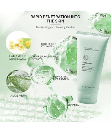 Purifying Exfoliating Gel Face exfoliator Cleanser Exfoliating Facial Scrub Exfoliating Gel Scrub Gentle Moisturizing Skin Exfoliant Facial Cleanser Face and Body for All Skin Types - Buy Online on GoSupps.com