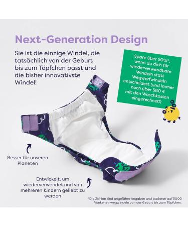 Bambino Mio Little Rebel Box: 10 Reusable Cloth Diapers Set with Wetbag & Additive - Eco-Friendly Baby Care - Buy Online on GoSupps.com