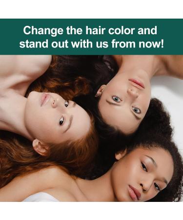 Buy Hair Dye Shampoo 16.9 Fl Oz - Dark Brown Tea Tree Color Shampoo for Men & Women | Safe & Professional 3-in-1 Hair Color Solution - Buy Online on GoSupps.com