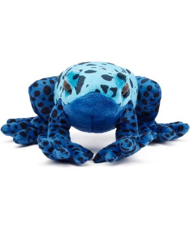 Zappi Co 100% Recycled Plush Poison Dart Frog Blue Toy - Eco-Friendly Stuffed Animal Collection for Newborns (15cm Width) - Buy Online on GoSupps.com