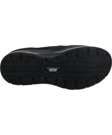 Skechers Men's Flex Advantage Sr Mcallen-m 10.5 Black - Comfortable Slip-Resistant Work Shoe - Buy Online on GoSupps.com