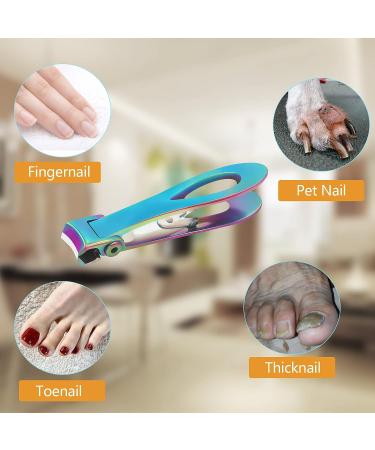 Long Handle Toenail Clippers 4mm Wide Jaw Opening for Seniors Thick Toenails,  Overweight, Obese, Hip and