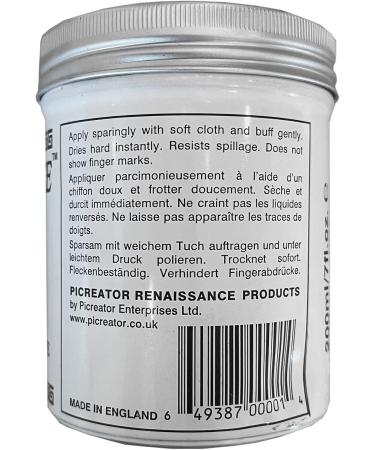 Buy NEW Renaissance Wax 200ml - Ideal for Furniture Leather Marble Metal & Paintings | International Shipping Available - Buy Online on GoSupps.com