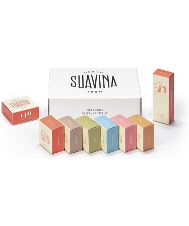 Calduch Laboratories SUAVINA Moisturizing lip balm original Olea Prunus Helianthus Citrus Pediatric for all situations moisturizing lip balm 8 pieces of 10 ml - Buy Online on GoSupps.com