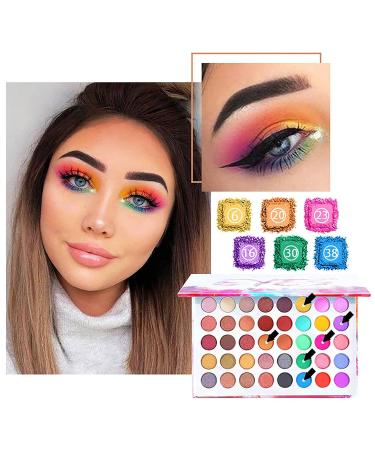 Shop Bexdug 35-Part Holiday Make-Up Gift Set | High-Pigmented Multi-Purpose Beauty Palette & Gift Bag for Women - Perfect Complete Make-Up Set - Buy Online on GoSupps.com