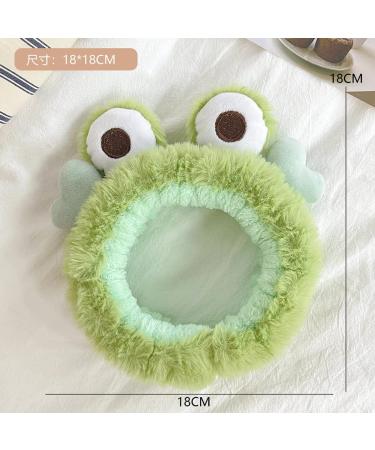 2-Pack Frog Spa Hairband & Head Wrap for Girls and Women - Cute Elastic Hair Accessories for Face Washing, Shower, Sports, Yoga, Makeup and Skincare - Buy Online on GoSupps.com