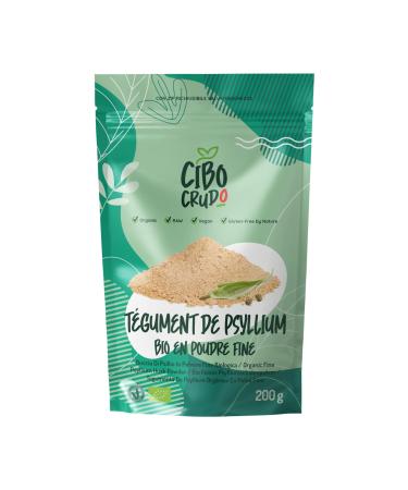 Organic Blond Psyllium Husk Powder - 200g Rich in Soluble Fiber. Known as Ispaghula Plantago Ovata or Plantago Ispaghula Psyllium Husk Powder.