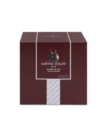 Rabitos Royale Dark Chocolate - Bonbon aux figues enrob de chocolat fourr la truffe et la liqueur 58 bonbons (1 kg)