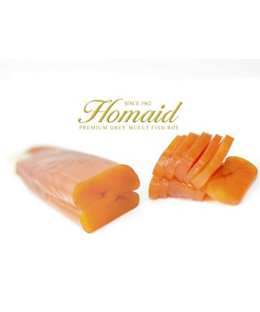 Homaid Egyptian Bottarga (Dried Mullet Roe) 3.19oz - Wild Caught from Mediterranean Sea - Buy Online on GoSupps.com