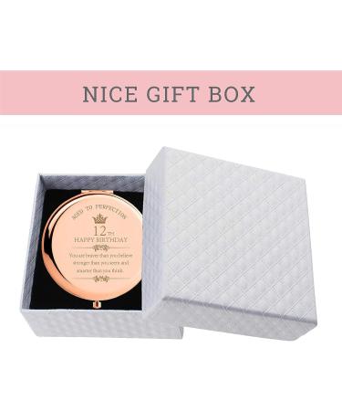 12th Birthday Gift for Girls | Inspirational Makeup Compact Mirror | Unique Gift for Daughter, Sister, Niece - Buy Online on GoSupps.com
