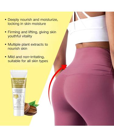 Firm and Tighten Collagen Body Cream Buttocks Lifting and Firming Body Lotion Collagen Butt Cream for Booty Skin Tight Skin Tightening Cream for Body Firming Cream for Loose Skin Elasticity - Buy Online on GoSupps.com