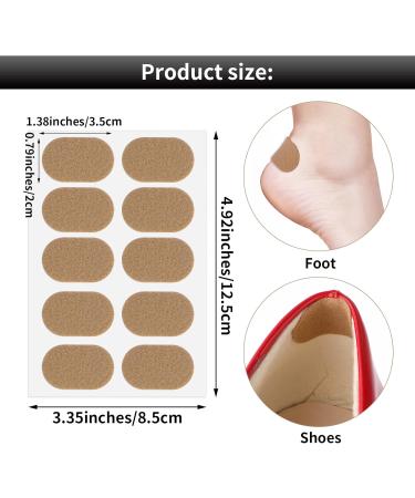 Fabric Moleskin Tapes - Oval Adhesive Pads for Foot Protection Blister Prevention & Heel Strips | Perfect for Shoes Boots & Hiking - Buy Online on GoSupps.com
