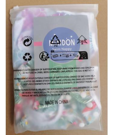 Mixidon Reusable Swimming Diaper for Babies | Adjustable Flamingo & Mermaid Swim Trunks | 0-3 Years - Buy Online on GoSupps.com