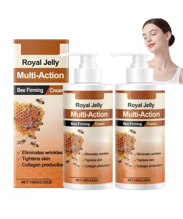 WRANBAO MultiAction Bee Firming Cream advanced multiAction Firming Creams comprehensive cream moisturizing and antiwrinkle suitable moisturizer for face and body 100 g 2 pieces
