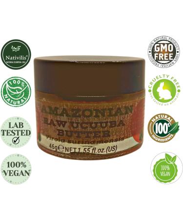 Nativilis Amazonian Raw Ucuuba Butter (Virola surinamensis) - Nourishes Moisturizes Hair Restores Elasticity - Repairs Damaged Scalp keeping Healthy Amazonian Dragon's Blood Copaiba - Buy Online on GoSupps.com