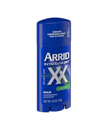Arrid 2.6oz Solid XX Ultra Fresh Deodorant (76ml) - 2 Pack - Buy Online on GoSupps.com