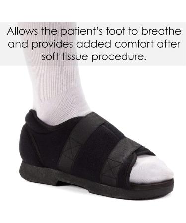 Ossur Soft Top Post-op Shoe for Men & Women - Comfortable Post Operation Boot (Men's X-Large) | International Shipping Available - Buy Online on GoSupps.com