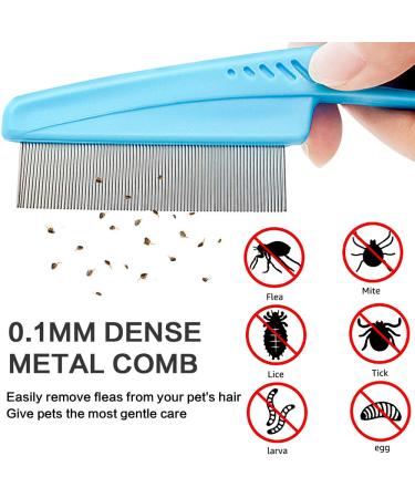 Aoche Pet Comb - 3 Pack Flea Comb & Tear Stain Remover for Dogs and Cats - Buy Online on GoSupps.com