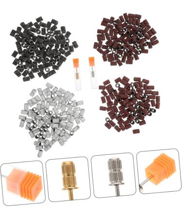 Housoutil 1 Set Nail Sand Circle Cap Drill Set Resin Abrasive Cloth Foot - Buy Online on GoSupps.com