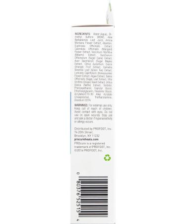 PROcure Remedy Gel with Arnica - Improves Bruises & Spider Veins on Foot & Ankle - Unscented & Paraben-Free - 2 Fl Oz - Buy Online on GoSupps.com