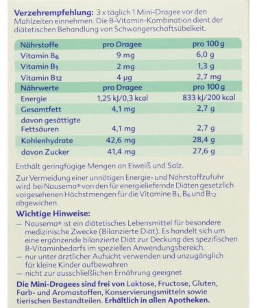 Steripharm Nausema Dragees - Buy 7.5g Pack | International Shipping Available - Buy Online on GoSupps.com