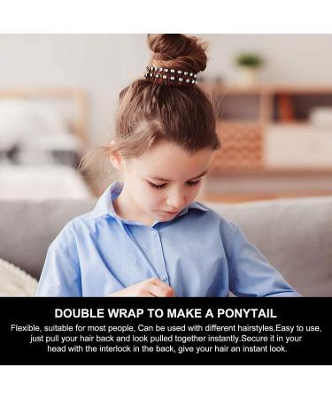 FOMIYES 12 Pcs Stretch Hair Comb Headbands - Flexible Circle Comb Hairband Set for Women & Girls - Sports Hair Accessories in Multiple Colors - Buy Online on GoSupps.com